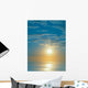 Blue Sunrise Wall Mural