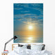 Blue Sunrise Wall Mural