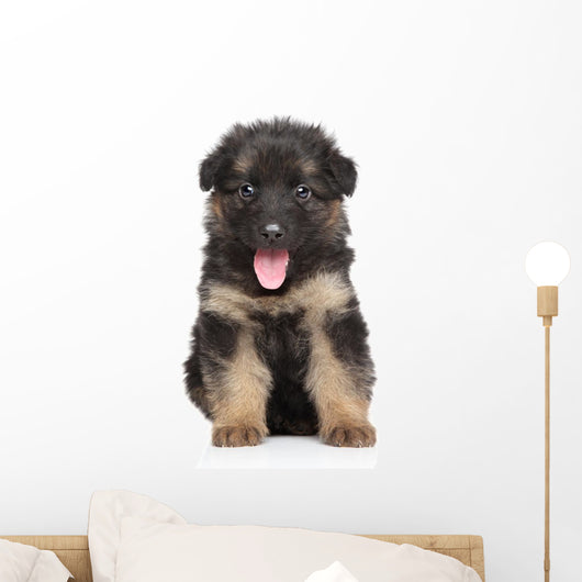 German Shepherd Puppy Wall Decal Design 1