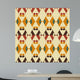 Retro Style Abstract Seamless Wall Decal