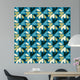 Retro Abstract Seamless Pattern Wall Decal Design 2