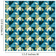 Retro Abstract Seamless Pattern Wall Decal Design 2
