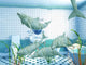 The Dolphins in Bathroom Interior (3d Rendering) 