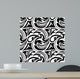 Black and White Seamless Wall Decal