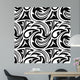Black and White Seamless Wall Decal