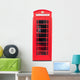 Red Telephone Box on White 