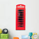 Red Telephone Box on White 