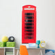 Red Telephone Box on White 