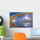 Clouds Sky and Rainbow in the Ocean Wall Mural