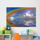 Clouds Sky and Rainbow in the Ocean Wall Mural