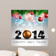 2014 New Year Colorful Background 