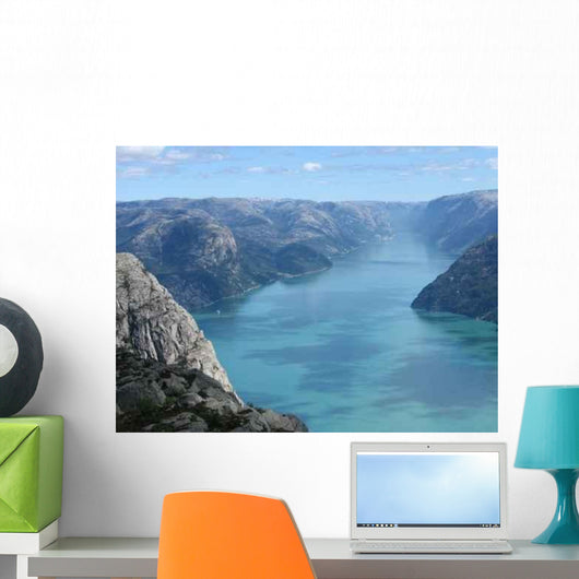 Deep Lysefjord Norway Wall Decal