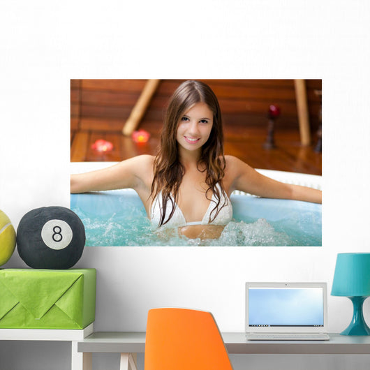 Beautiful woman in a spa 