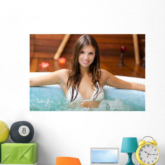 Beautiful woman in a spa 