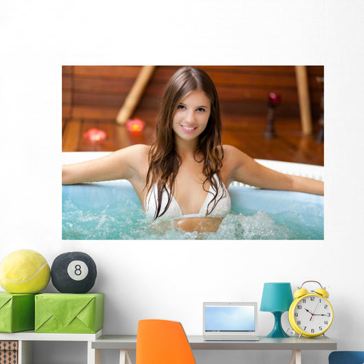 Beautiful woman in a spa 