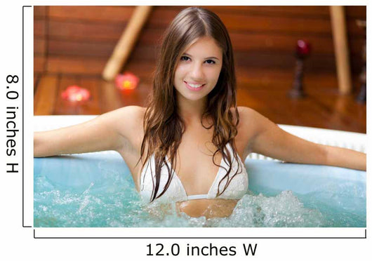 Beautiful woman in a spa 