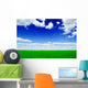 Field and Clouds Wall Decal Design 2