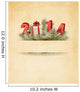 Happy new year 2014! New year design template. Vector illustrati 