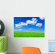 Green Field Wall Decal Design 2
