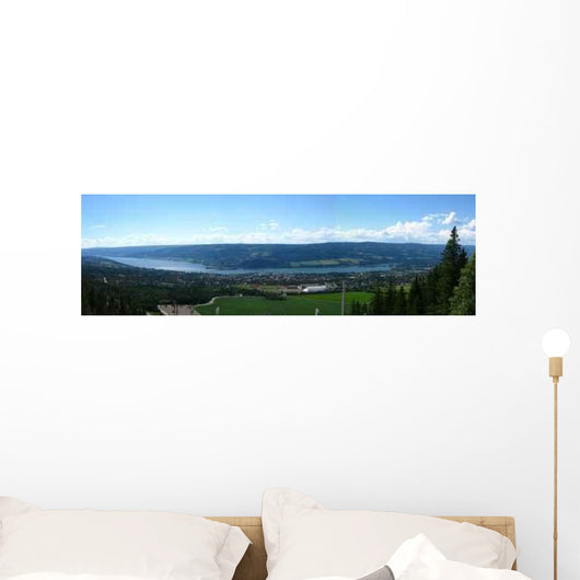 Panorama Lillehammer Norway Wall Decal