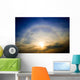 Circular Rainbow around Setting Wall Decal