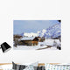 Chalet Alpes Wall Decal