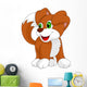 Cute puppy cartoon Wall Decal
