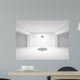 Abstract white empty interior perspective background 