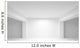 Abstract white empty interior perspective background 