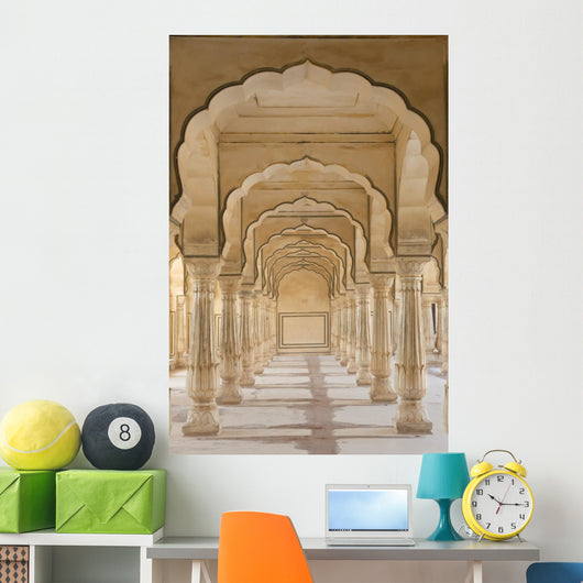 Arches at Amber Fort near Jaipur 