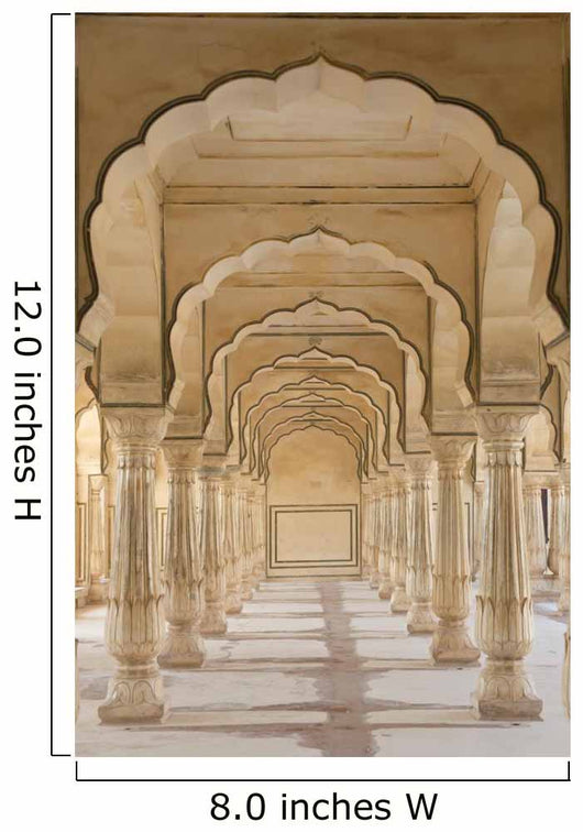 Arches at Amber Fort near Jaipur 