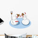 Winter accident Wall Decal