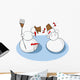 Winter accident Wall Decal