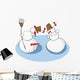 Winter accident Wall Decal