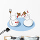 Winter accident Wall Decal