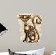 Steampunk Cat Vintage Style-Gatto Meccanico Surreale 