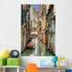 Romantic Narrow Canal and Bridge 