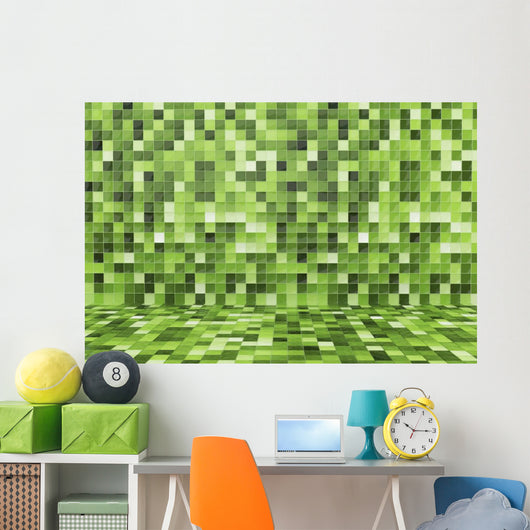 The wall of mosaic 
