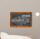 personal development word cloud Wall Decal