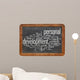 personal development word cloud Wall Decal