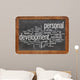 personal development word cloud Wall Decal