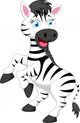 Cute zebra cartoon 