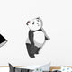 Cute Baby Panda Stand and See of the Sky Wall Decal