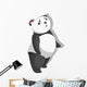 Cute Baby Panda Stand and See of the Sky Wall Decal