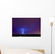 Electrical Storm over City Wall Decal Design 1