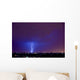 Electrical Storm over City Wall Decal Design 1