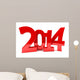 2014 in shiny red numbers 