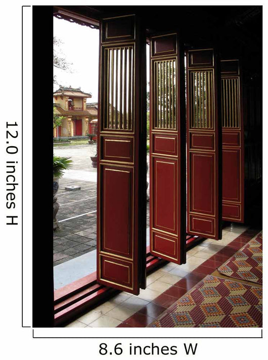 Doors in Forbidden Purple City Wall Mural