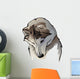 shy wolf Wall Decal