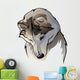 shy wolf Wall Decal